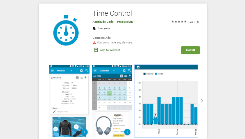 Aplicación Time Control - Cómo Usar y Descargar 